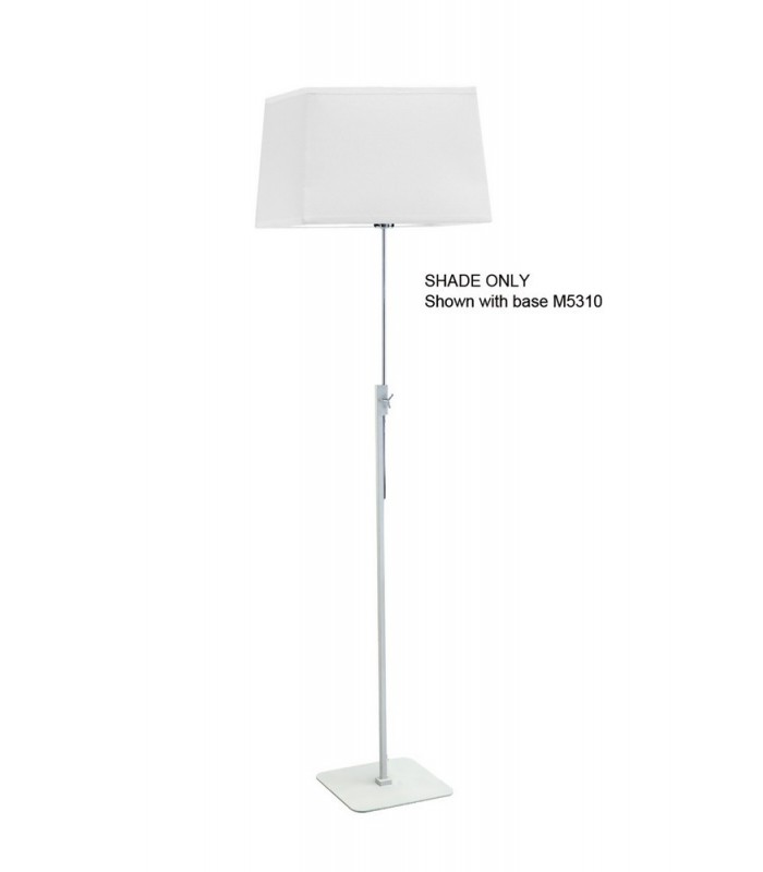White Square Shade 355, 355x250mm, Suitable for Floor Lamps - 4