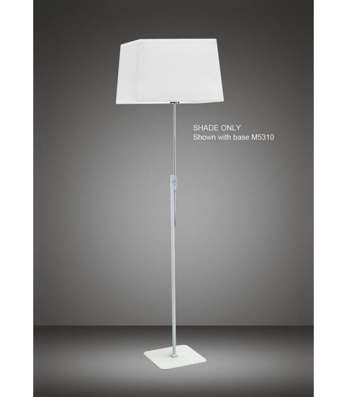 White Square Shade 355, 355x250mm, Suitable for Floor Lamps - 5