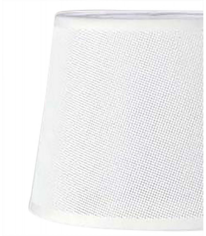 White Round Shade 210, 240mm x 165mm, Suitable for Table Lamps - 5