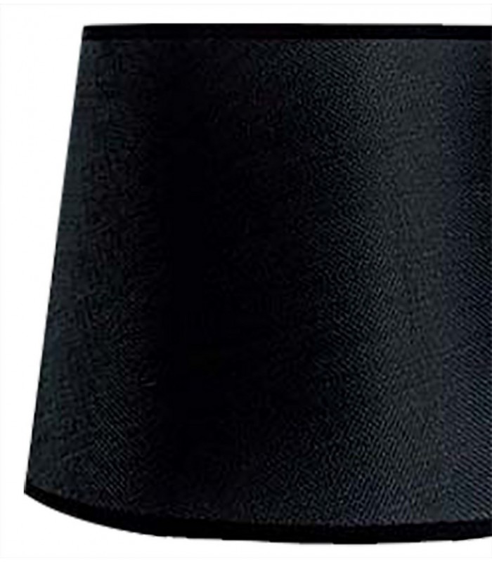Black Round Shade 210, 240mm x 165mm, Suitable for Table Lamps - 5