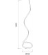 Floor Lamp 22W LED 2800K, 1800lm, Dimmable Frosted Acrylic, Brown Oxide - 2