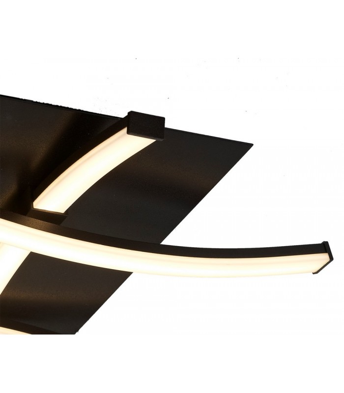 Flush 34W LED 2800K, 2600lm, Frosted Acrylic, Brown Oxide - 3