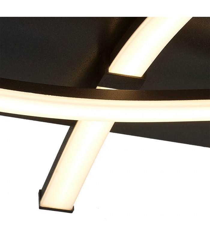 Flush 34W LED 2800K, 2600lm, Frosted Acrylic, Brown Oxide - 4