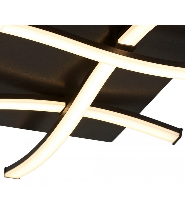 Flush 34W LED 2800K, 2600lm, Frosted Acrylic, Brown Oxide - 5