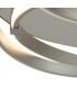 Flush 30W LED 3000K, 2500lm, Silver, Polished Chrome, White Acrylic - 3