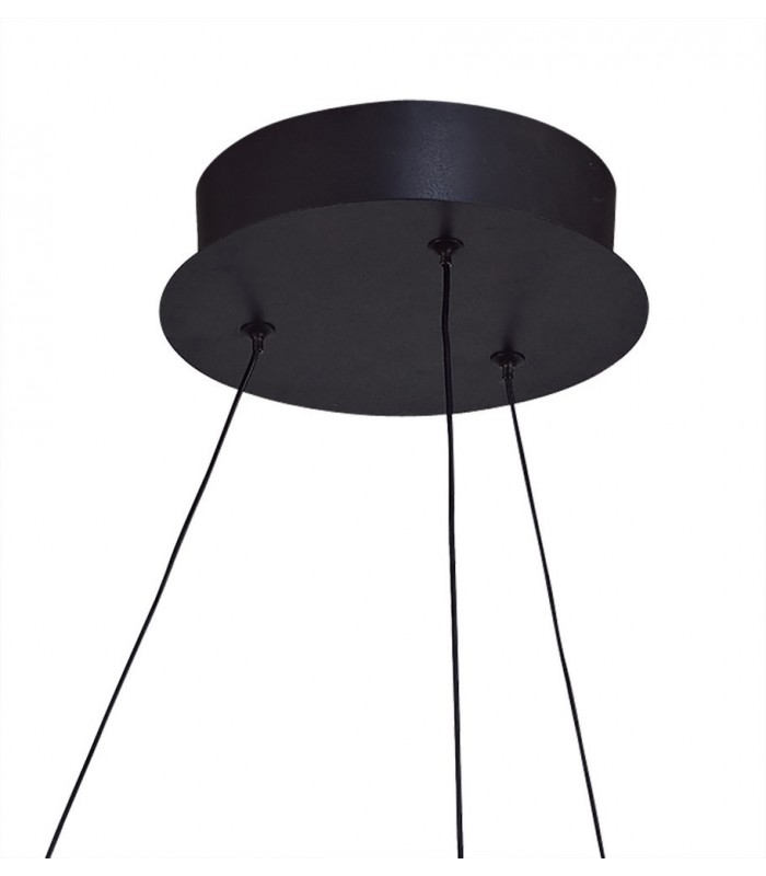 Ceiling Pendant 60W LED 2800K, 4500lm, Brown Oxide, White Acrylic - 3