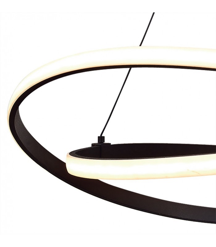 Ceiling Pendant 60W LED 2800K, 4500lm, Brown Oxide, White Acrylic - 4
