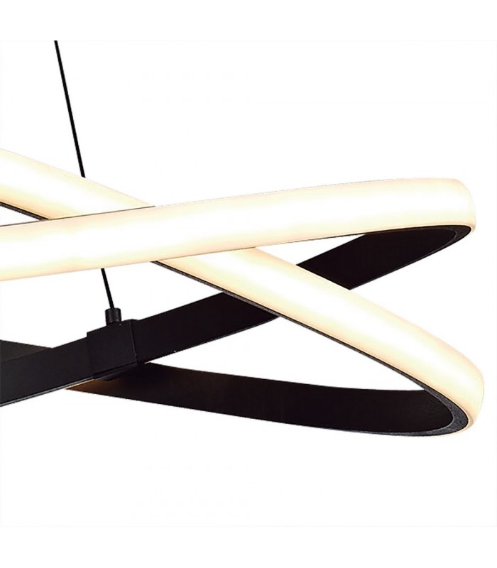 Ceiling Pendant 60W LED 2800K, 4500lm, Brown Oxide, White Acrylic - 5
