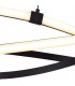 Ceiling Pendant 60W LED 2800K, 4500lm, Brown Oxide, White Acrylic - 6