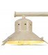 Ceiling 2 Light 2x40W E27, Sand Metal, Beige Belt - 7