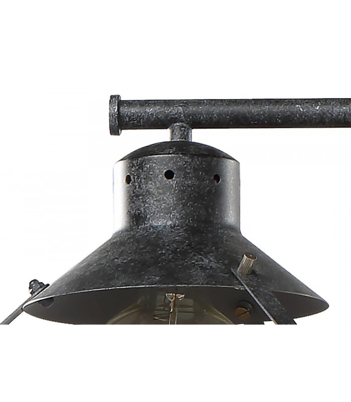 Ceiling 2 Light 2x40W E27, Oxide Metal, Black Belt - 3