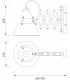 Wall Light 1 Light 40W E27, Oxide Metal - 2