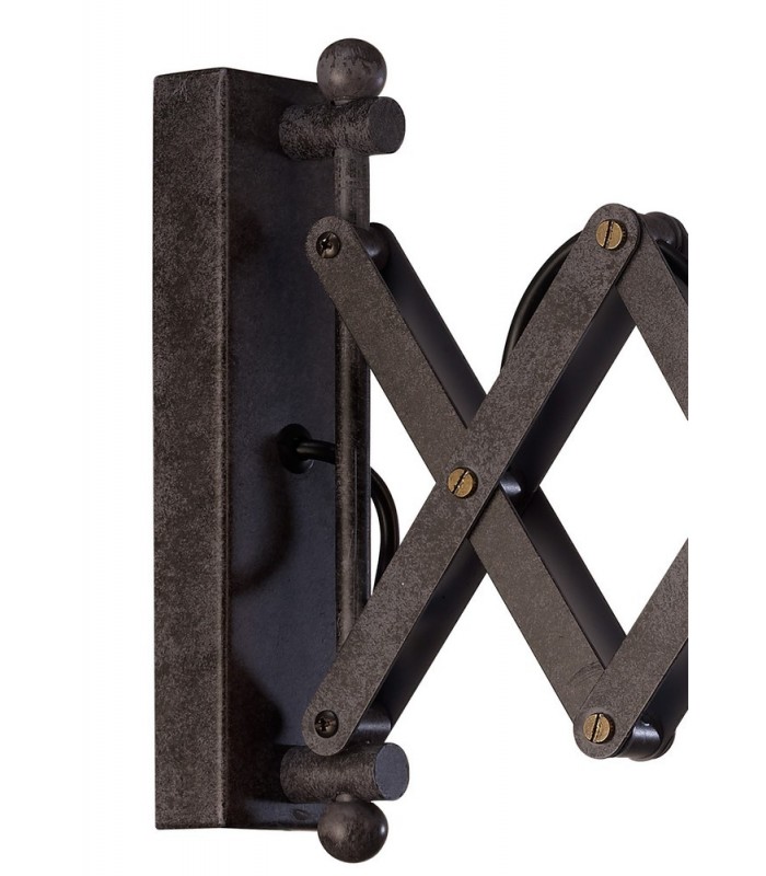Wall Light 1 Light 40W E27, Oxide Metal - 3