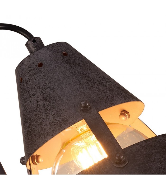 Wall Light 1 Light 40W E27, Oxide Metal - 6