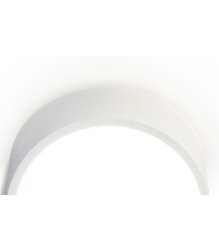Flush Wall Light Round 2x5W G9 LED (not incl.), Silver, IP44 - 4