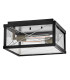 Monte Porch Ceiling Flush Black IP44-1