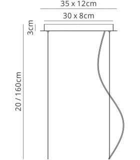 Ceiling Pendant Kit White For 5501 & 5503 - 2