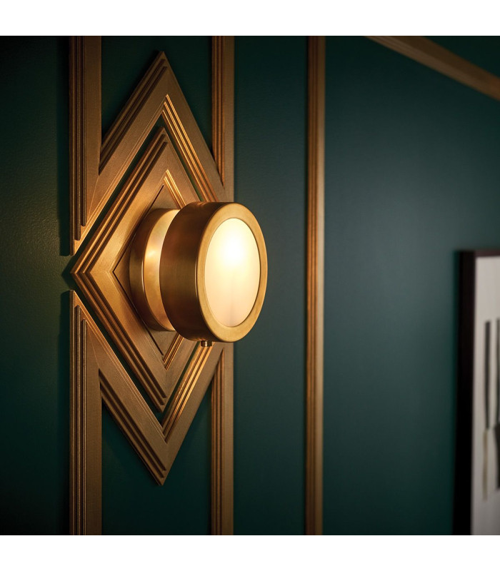 Mercer Small Wall Light Heritage Brass-5