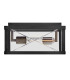 Monte Porch Ceiling Flush Black IP44-9