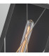 Monte Large Flush Wall Lantern Black IP44-6