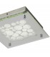 Flush 25cm Square 15.5W LED 4000K Chrome, Crystal Sand, 620lm, - 3