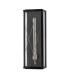 Monte Large Flush Wall Lantern Black IP44-7