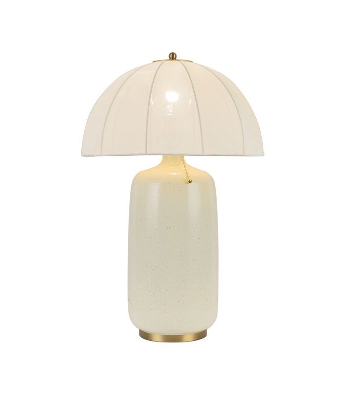 Crosby Table Lamp Satin Cream & Brushed Gold-1