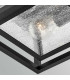 Republic 2 Light Small Flush Lantern Black IP44-4