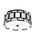 Sabina 3 Light Flush Ceiling Light Black-1