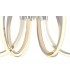 Ceiling Pendant LED Light 155W, 7461lm, 3000K Polished Chrome, White Acrylic - 6