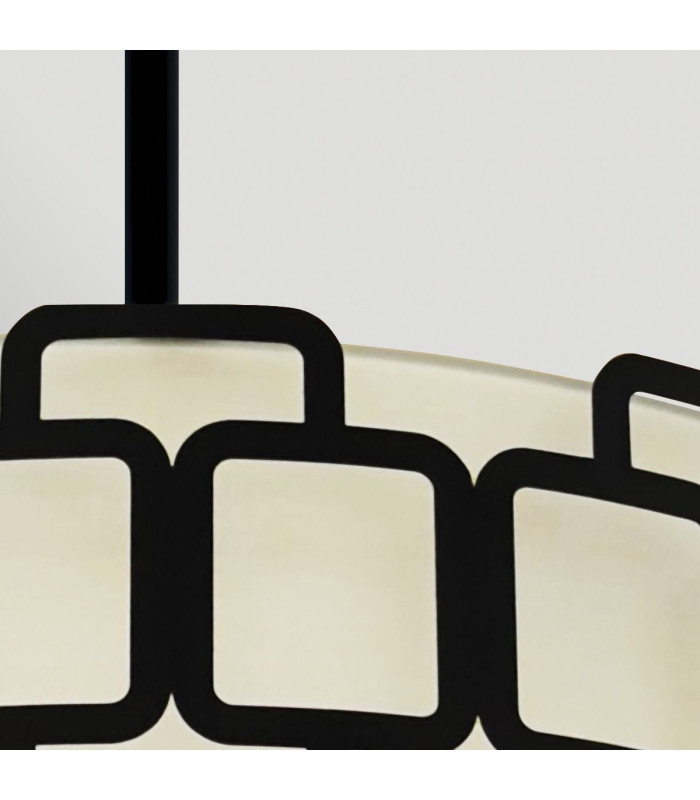 Sabina 4 Light Pendant Light Black-6