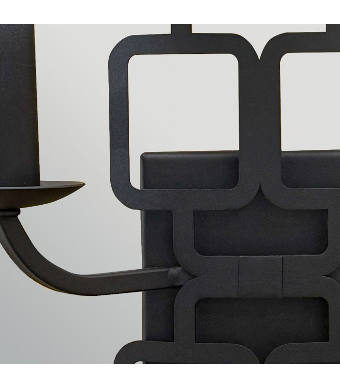 Sabina Wall Light Black with Shades-3