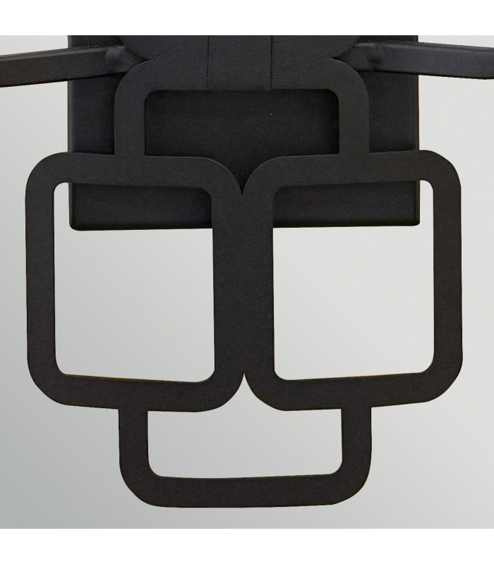 Sabina Wall Light Black with Shades-4