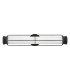 Saylor Medium Integrated LED Wall Light Matte Black 3000K IP44-1