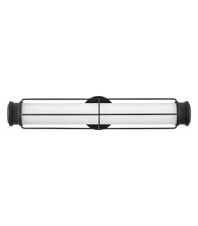 Saylor Medium Integrated LED Wall Light Matte Black 3000K IP44-1