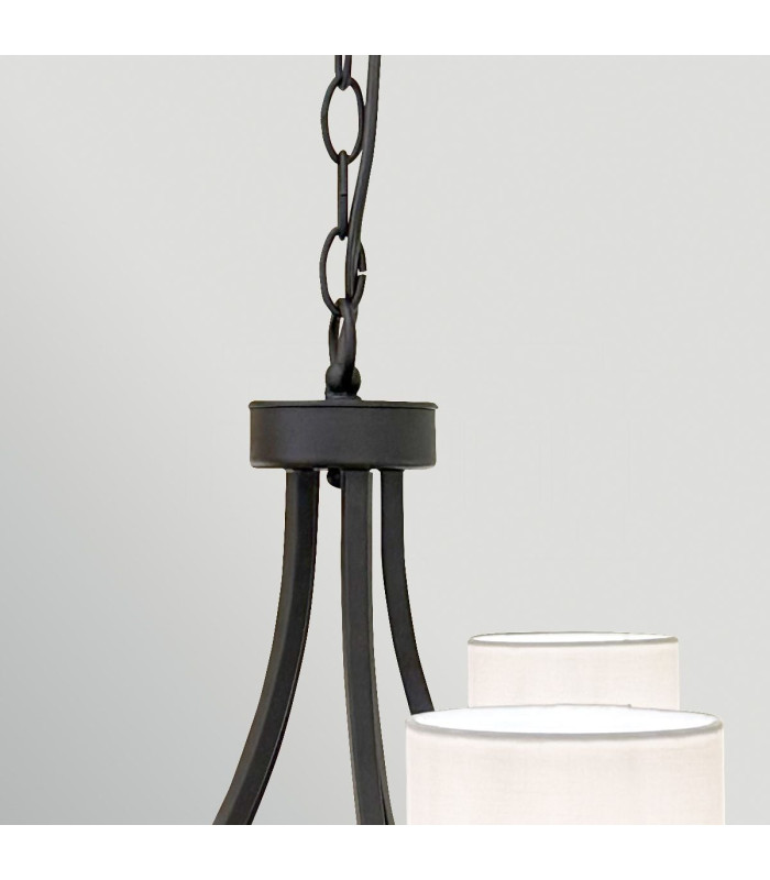Sabina 5 Light Chandelier Black-5