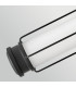 Saylor Medium Integrated LED Wall Light Matte Black 3000K IP44-3