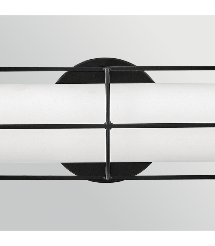 Saylor Medium Integrated LED Wall Light Matte Black 3000K IP44-4