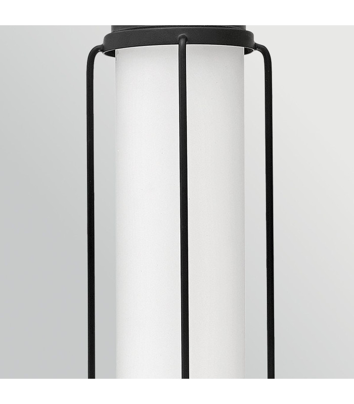 Saylor Medium Integrated LED Wall Light Matte Black 3000K IP44-5
