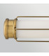 Saylor Medium Integrated LED Wall Light Heritage Brass 3000K IP44-4