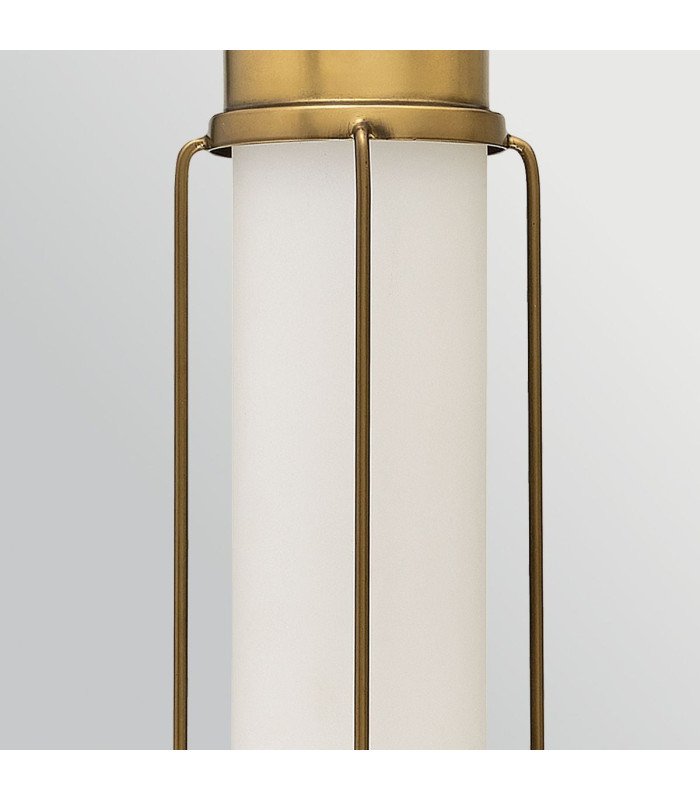 Saylor Medium Integrated LED Wall Light Heritage Brass 3000K IP44-6