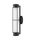 Saylor Small Integrated LED Wall Light Matte Black 3000K IP44-1