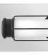 Saylor Small Integrated LED Wall Light Matte Black 3000K IP44-3
