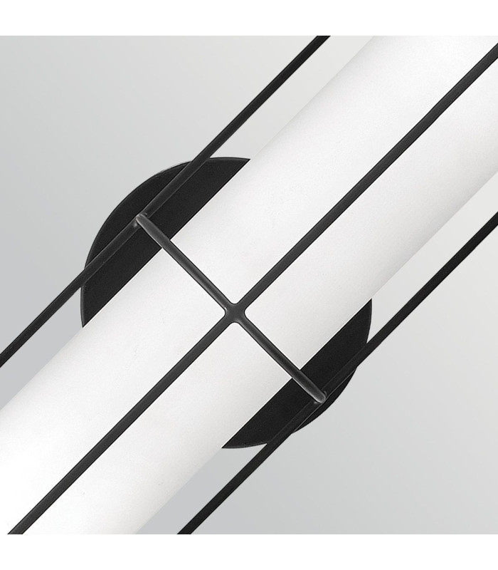 Saylor Small Integrated LED Wall Light Matte Black 3000K IP44-4