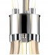 Ceiling Pendant LED Light 66W, 3166lm, 3000K Polished Chrome, White Acrylic - 6