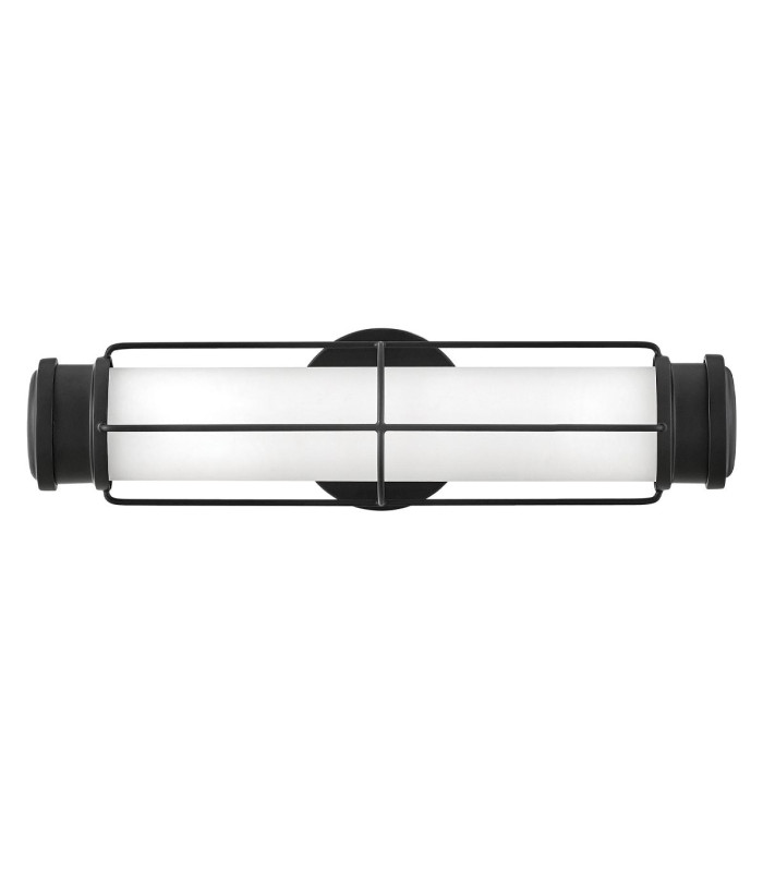 Saylor Small Integrated LED Wall Light Matte Black 3000K IP44-6
