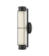 Saylor Small Integrated LED Wall Light Matte Black 3000K IP44-8