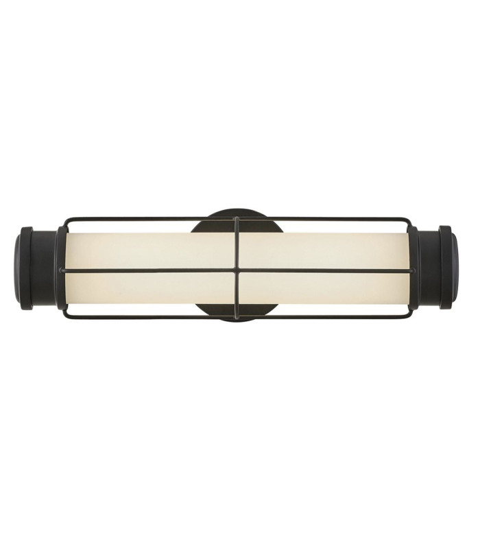 Saylor Small Integrated LED Wall Light Matte Black 3000K IP44-9