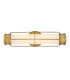 Saylor Small Integrated LED Wall Light Heritage Brass 3000K IP44-6