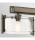 Aberdeen 3 Light Island Chandelier Distressed Grey Wood Effect & Old Bronze-7